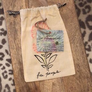 Free People Good Intentions Bracelet Star Commit To Positivity & Bag